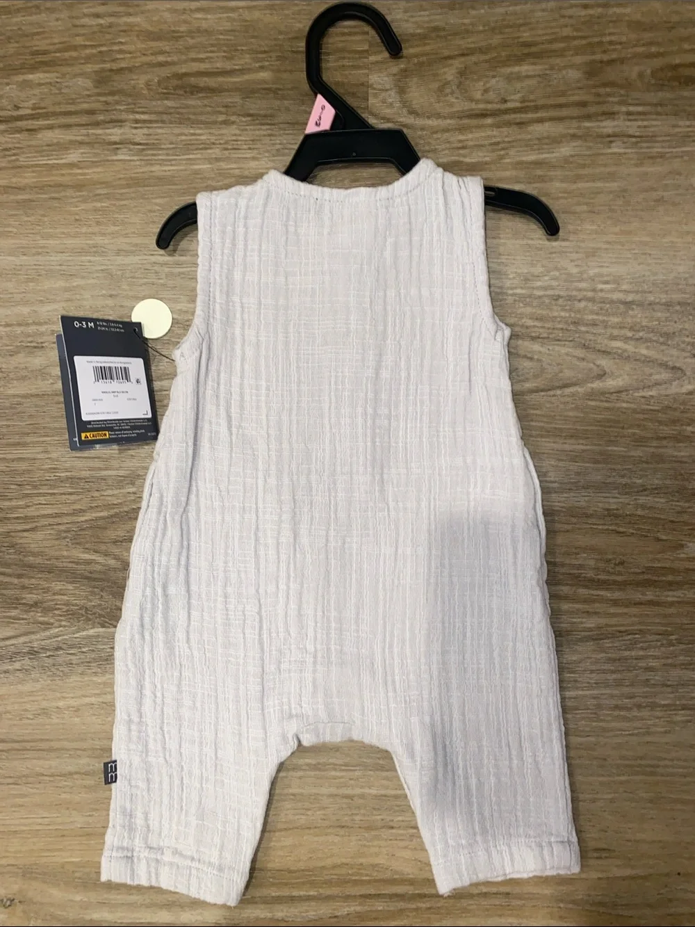 Modern Moments Cream Textured Baby One-Piece Romper